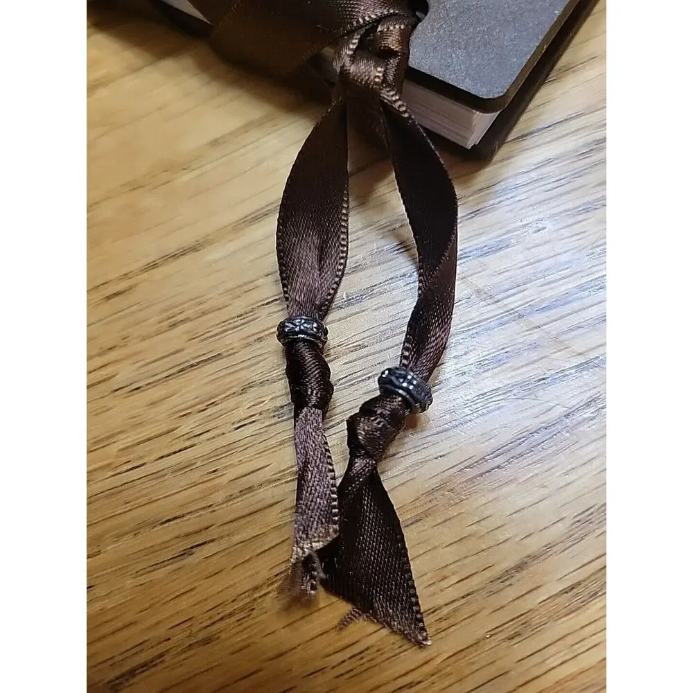 Laser Cut Seahorse Wooden Ribbon Bound Journal Handmade Paper Made In Mexico